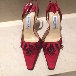 Jimmy Choo red heels size 38.5